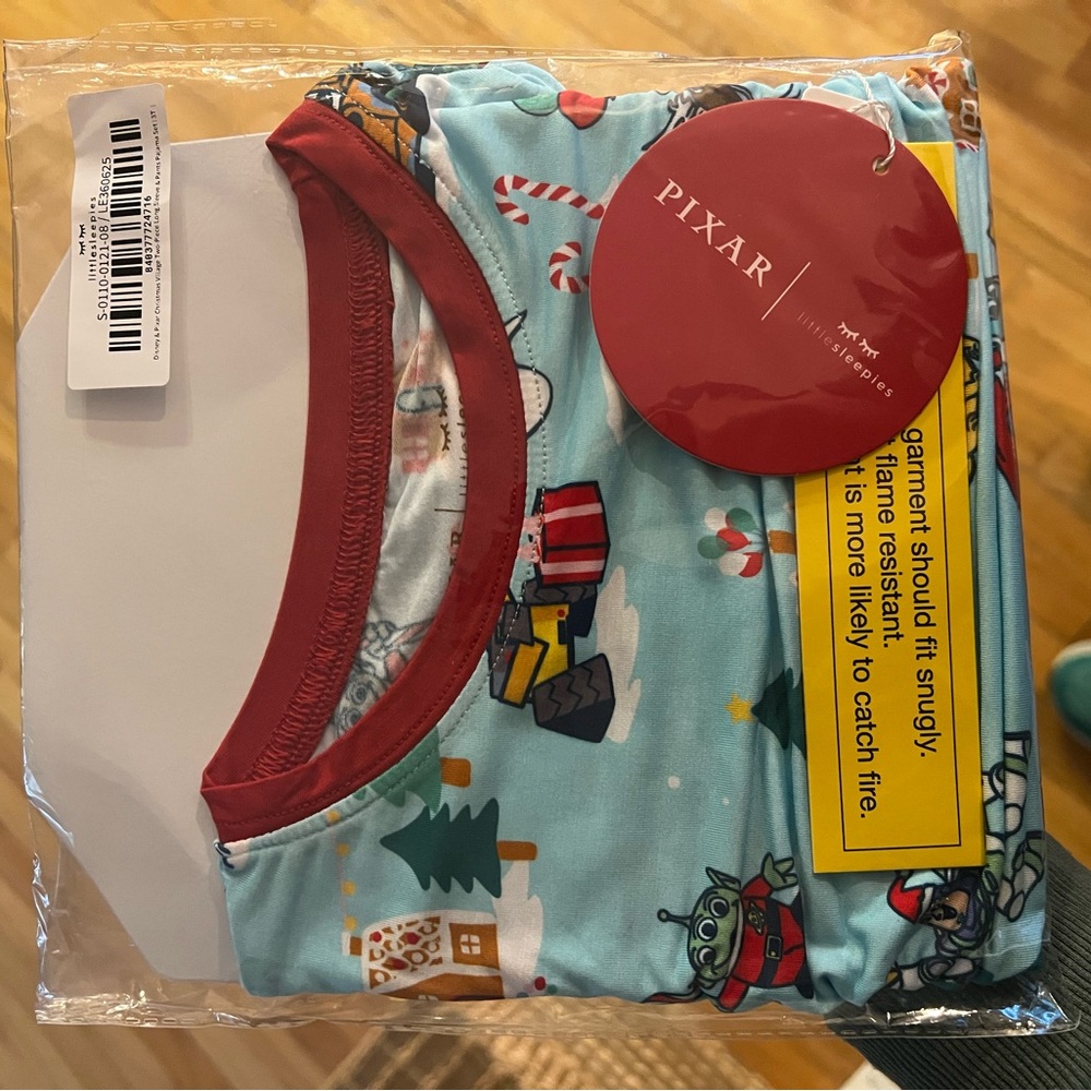 Little Sleepies Blue and Red Kids Pajama Set